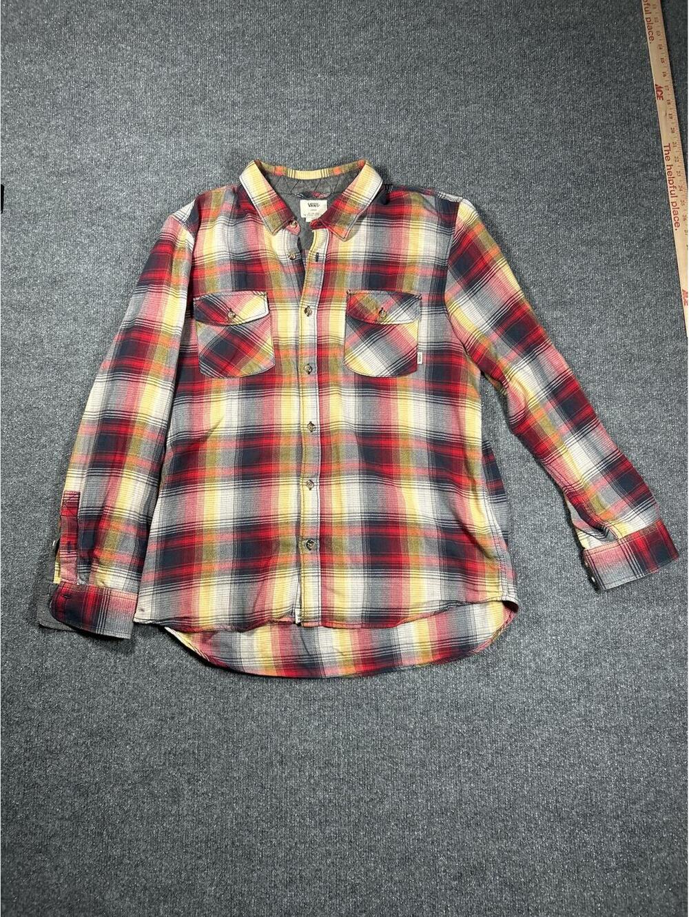 Vans Large Plaid Flannel Shirt